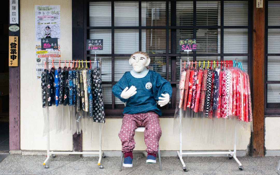 SHIMOGYOまちなかギャラリー “松原京極かかし商店街” 開催中！